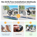 Rxuze 2.5K 4MP Indoor Window Camera, Wireless Cameras for Home Security (additional view 2)