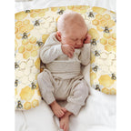 Nursing Pillow Covers for Boy Girl Bees - Honey view 3