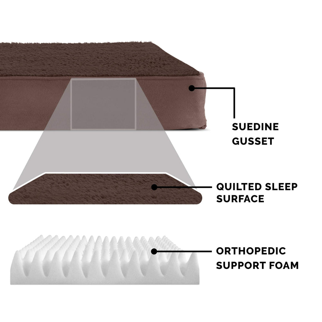 Furhaven Orthopedic Dog Bed - Espresso / Large view 3