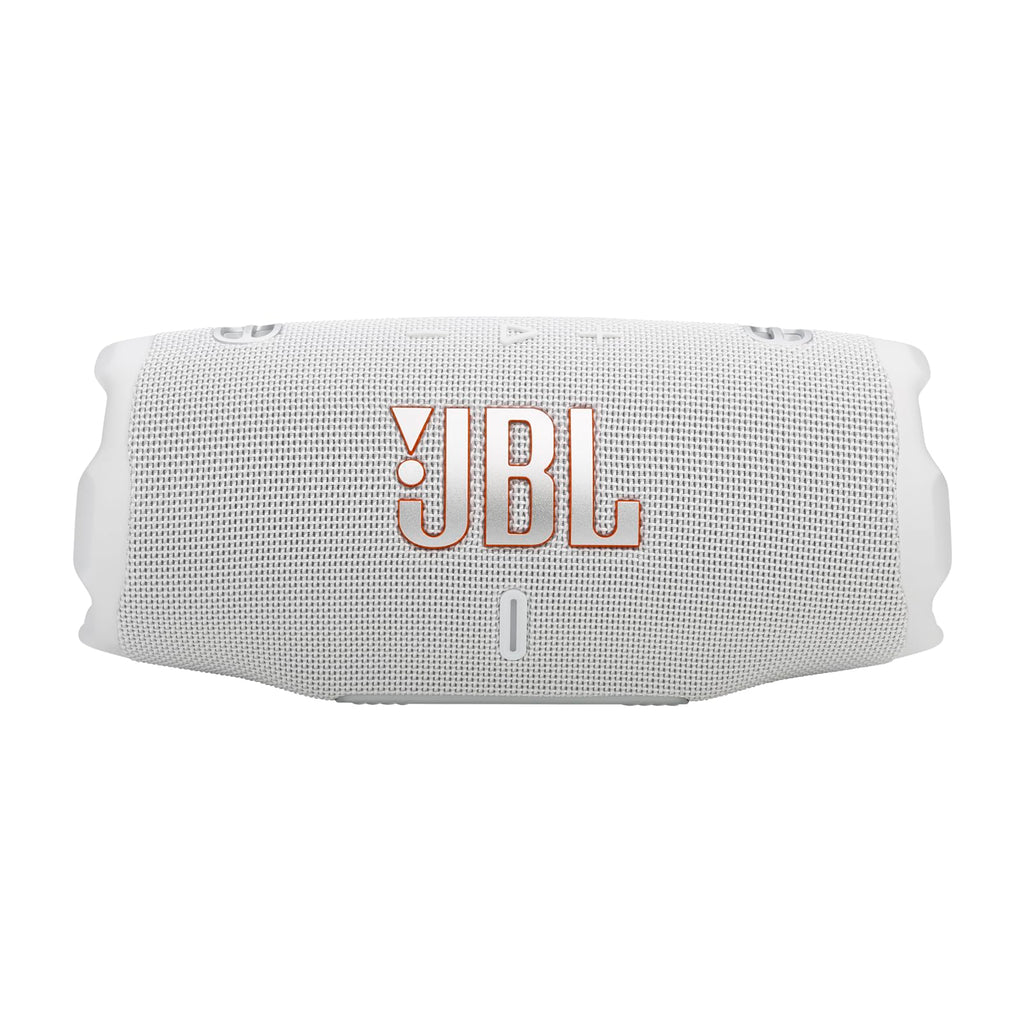 JBL Charge 6 Portable Bluetooth Speaker, Waterproof, Drop-Proof - White view 8