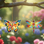 LHHungSoul Butterfly and Dragonfly Ornament