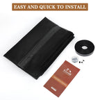 Yotache Magnetic Screen Door Fits 72"x80" Doors, Reversible Side Opening