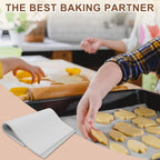 Hovico 130PCS Parchment Paper Baking Sheets - White 12" x 12" view 6