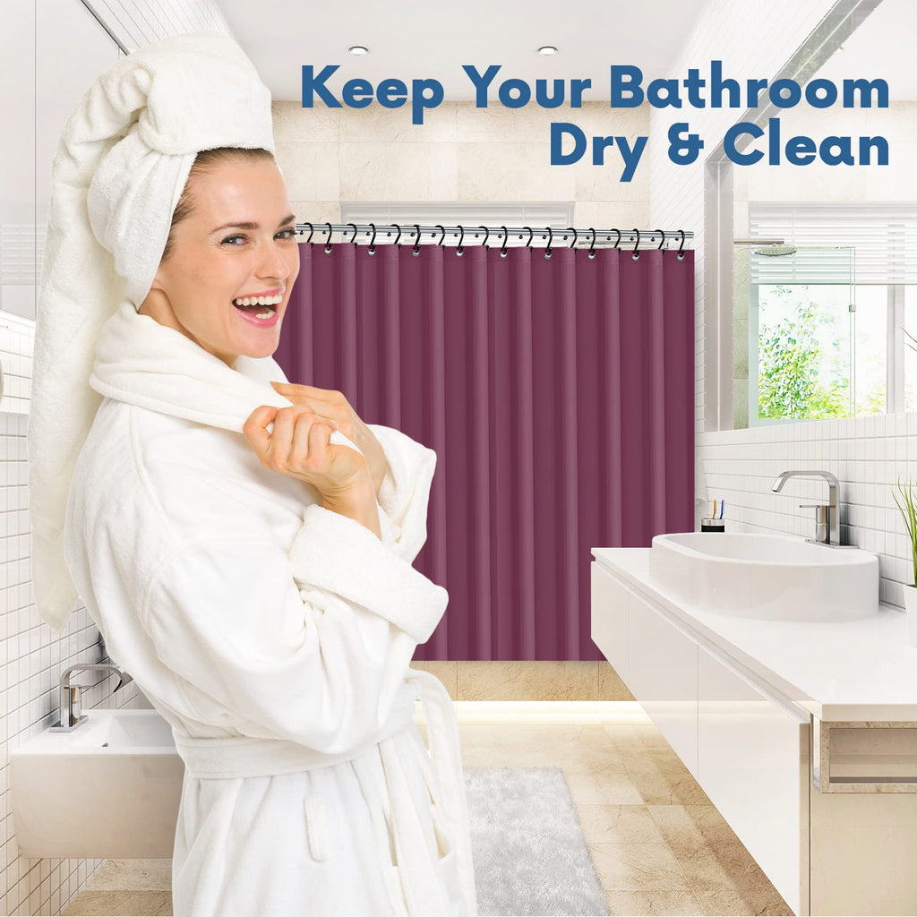 No Smell Shower Curtain Liner 72x72