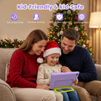 Kids Tablet,Android 16 Tablet for Kids 10 inch with Case,24GB RAM 64GB ROM - Purple view 8