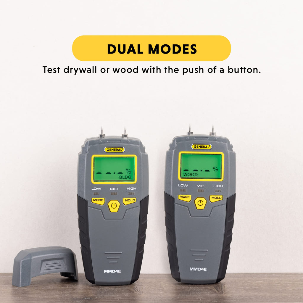 General Tools MMD4E Moisture Meter for Wood, Walls & Water Leak Detection