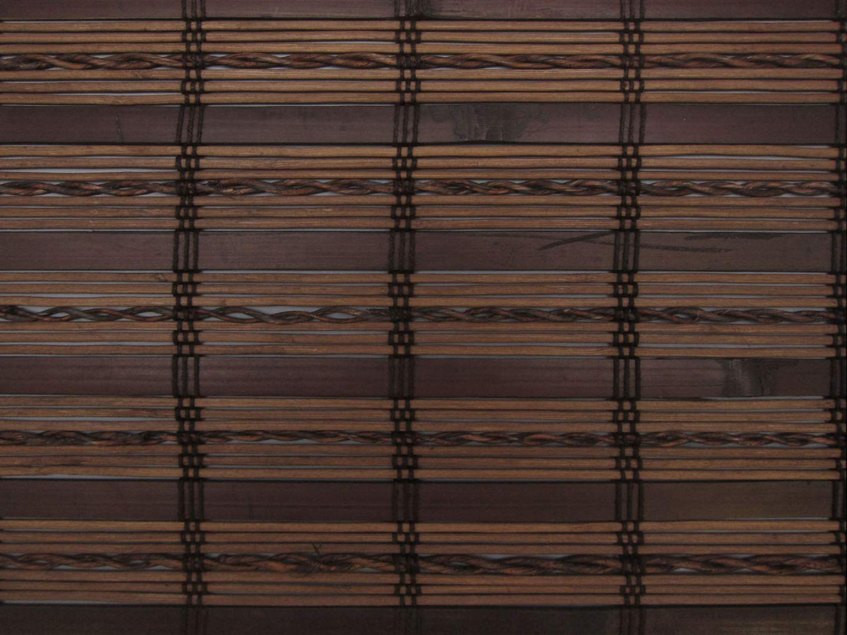 Cordless Woven Wood Roman Shades