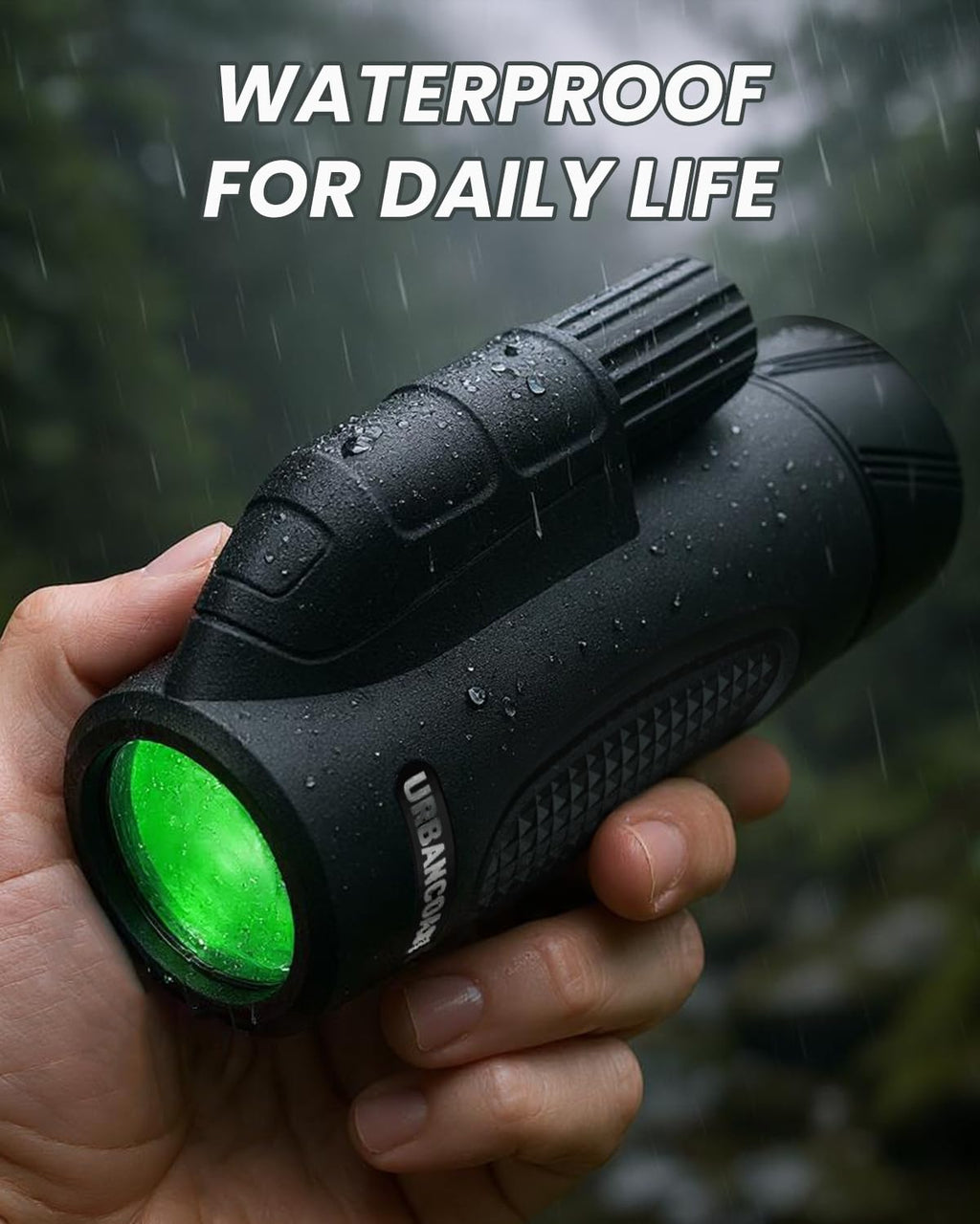 15x65&8x32 Monoculars for Adults High Powered for Bird Watching Hikng Camp - Obsidian Black view 4