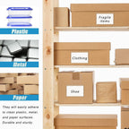 WYOMER Clear Self-Adhesive Business Card Pockets and Top Open Library Card Pockets - 100 / 2.3" x 3.7" view 3