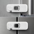 Fridge Locks for Kids with Strong Adhesive - White / 2 Pack