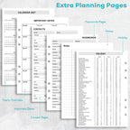 A5 Planner Inserts: 18 Months Oct 2026-Mar 2028 Weekly & Monthly Refills (additional view 4)