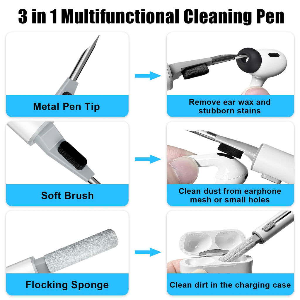 3 Pairs Replacement Ear Tips for AirPods Pro 2nd & 1st(S/M/L, Black) (additional view 5)