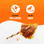GOOD 'N' FUN Good ‘n’ Fun Triple Flavor Wings Chews for All Dogs, 12 Ounces, Treat Your Dog to Long-Lasting Chews Made (Pack of 12)
