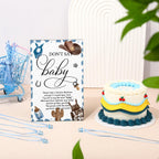 Geetery 51 Pcs Baby Shower Game Pacifier Necklace - Blue / Cowboy view 4