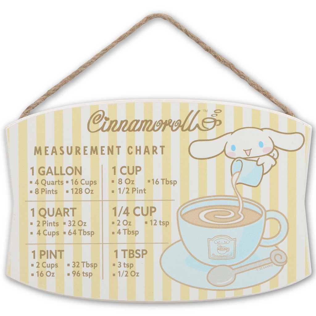 Cinnamoroll Hanging Wood Measurement Sign
