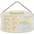 Cinnamoroll Hanging Wood Measurement Sign