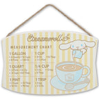 Cinnamoroll Hanging Wood Measurement Sign