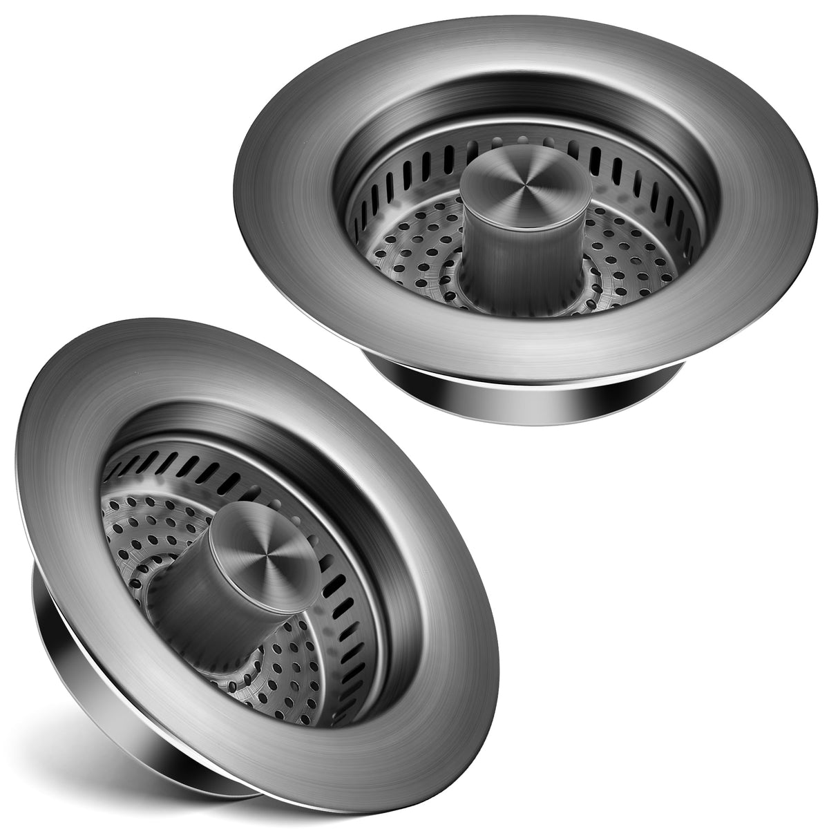 TGOSOMT Kitchen Sink Drain Strainer Stopper, Anti-Clog & Quick Drain