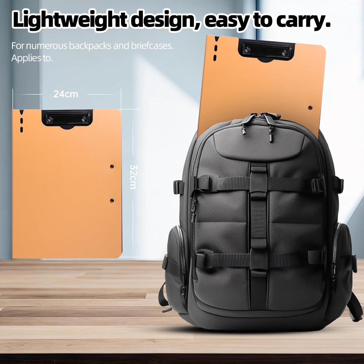 FRETONBA Clipboard Folder, 2 Pcs A4 Foldable