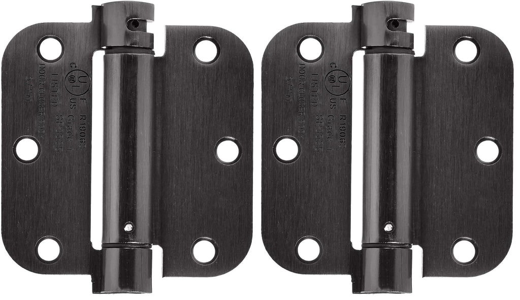 Amazon Basics Self-Closing Door Hinge, 3.5 Inch x 3.5 Inch