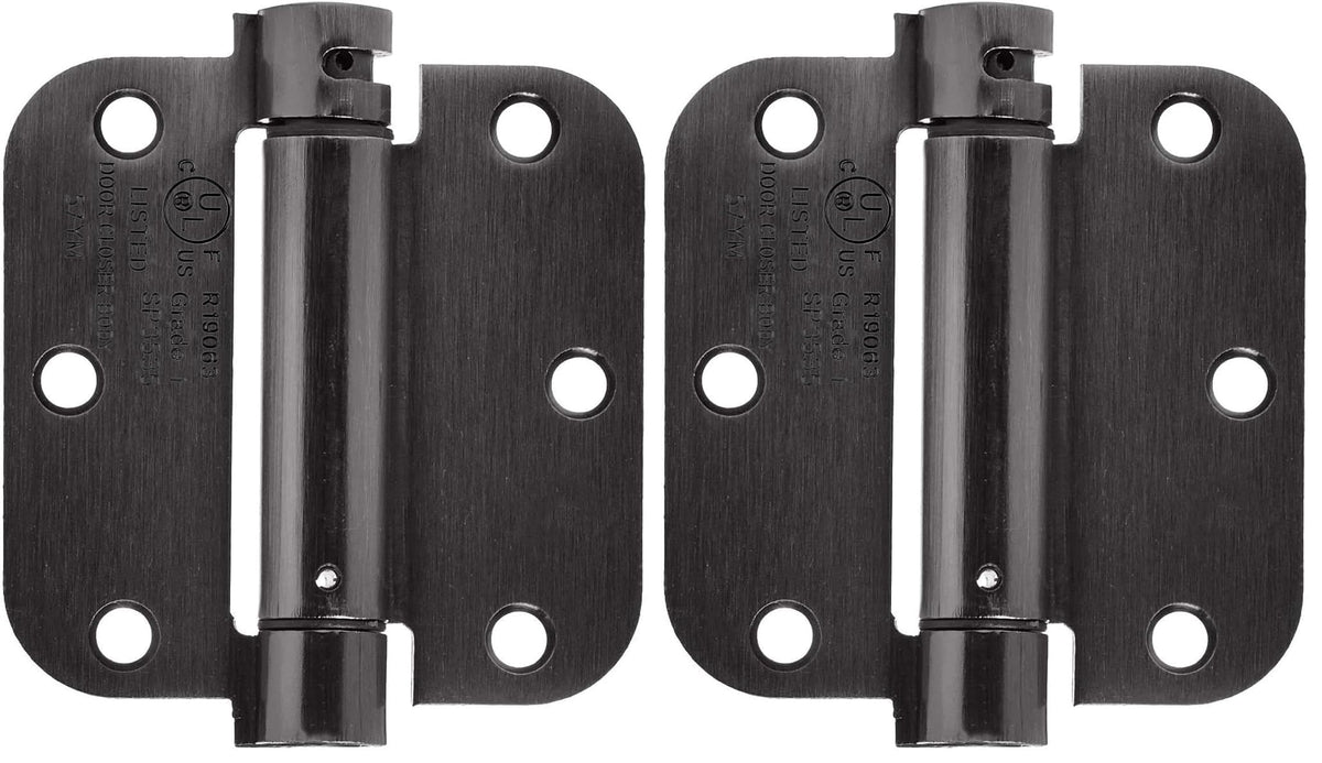Amazon Basics Self-Closing Door Hinge, 3.5 Inch x 3.5 Inch