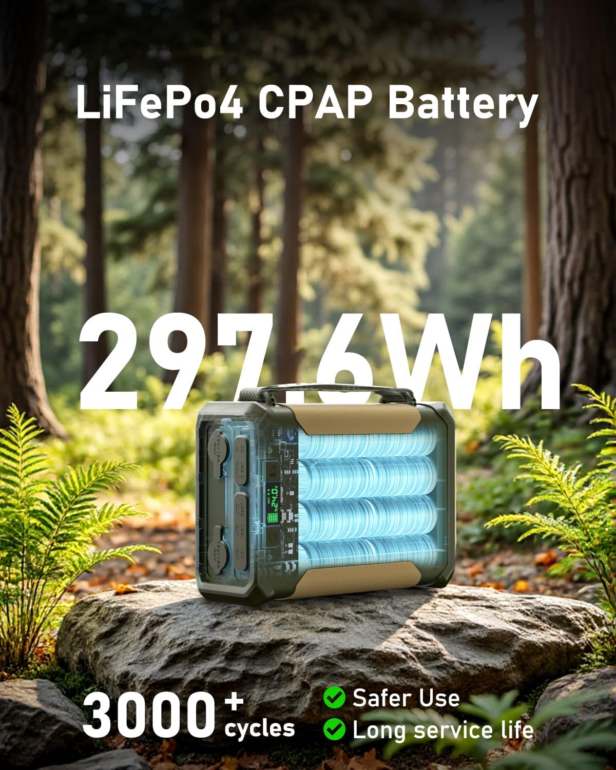EASYLONGER CPAP Battery Backup ES960