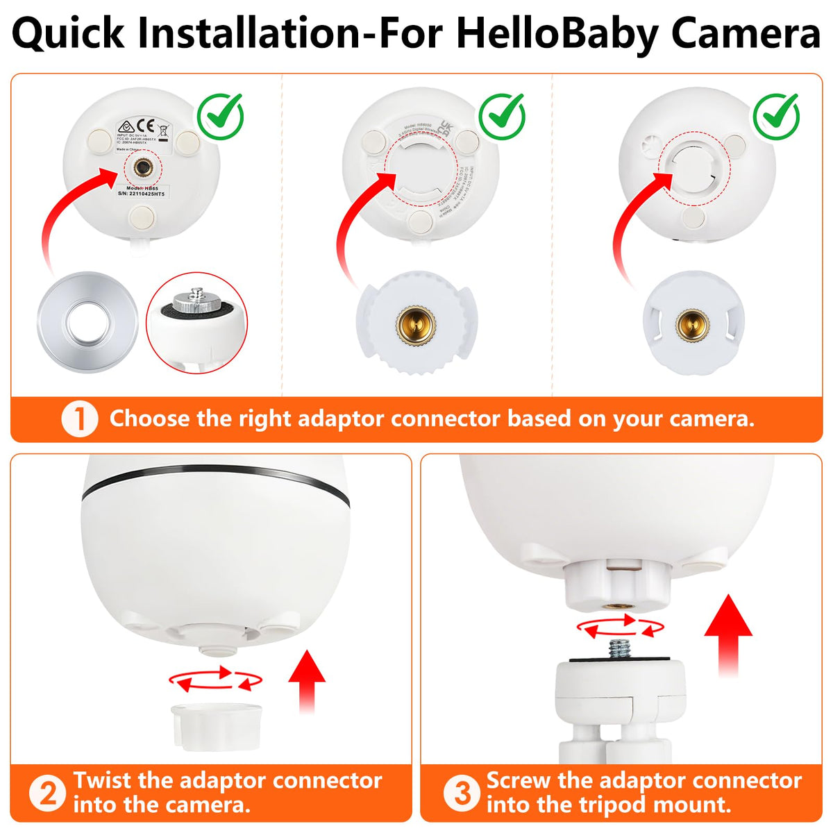 Baby Monitor Mount - Pure White view 5