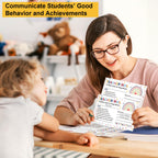 50Pcs Teacher Mail Notes to Parents - Colorful, Rainbow view 6