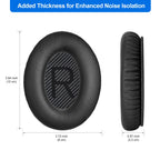 Aurivor Replacement Ear Pads for Bose QuietComfort QC35 QC25 QC15 QC2 Headphones - Black v2 view 4