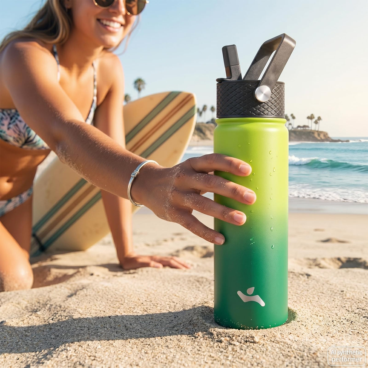 Konokyo oz Insulated Stainless Steel Water Bottle