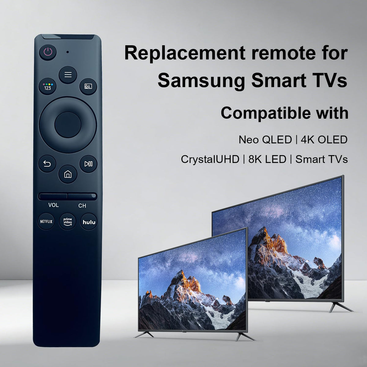 Pack of 3,Universal Remote Control for Samsung smart TV Replacement (additional view 3)