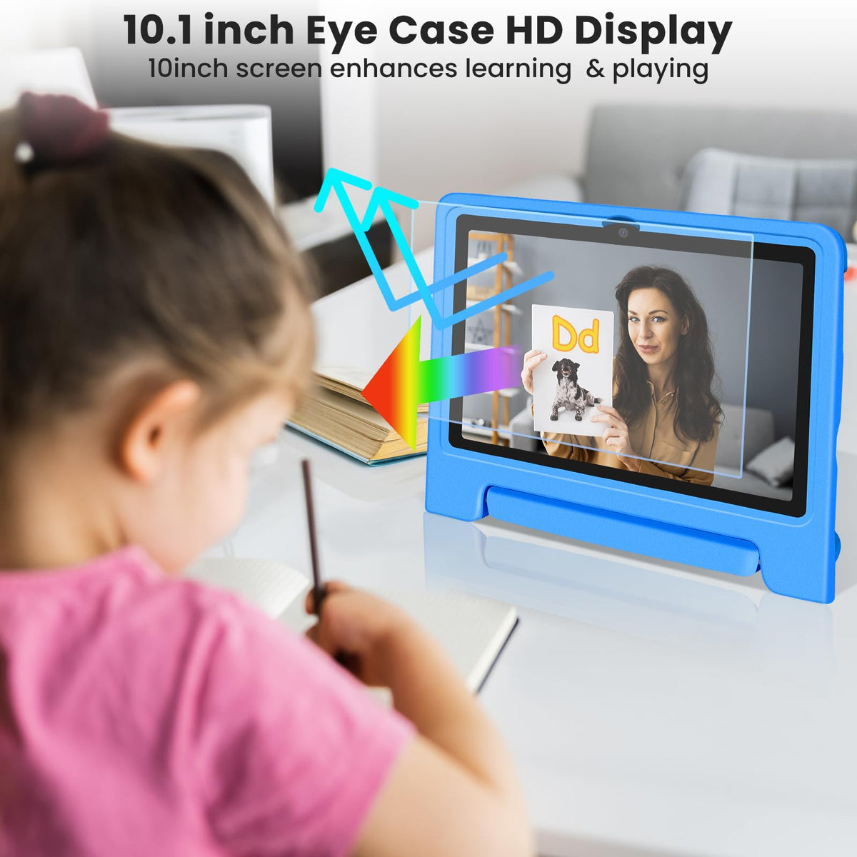 Iconiotk Tablet 10.1 inch Android 64GB – Blue