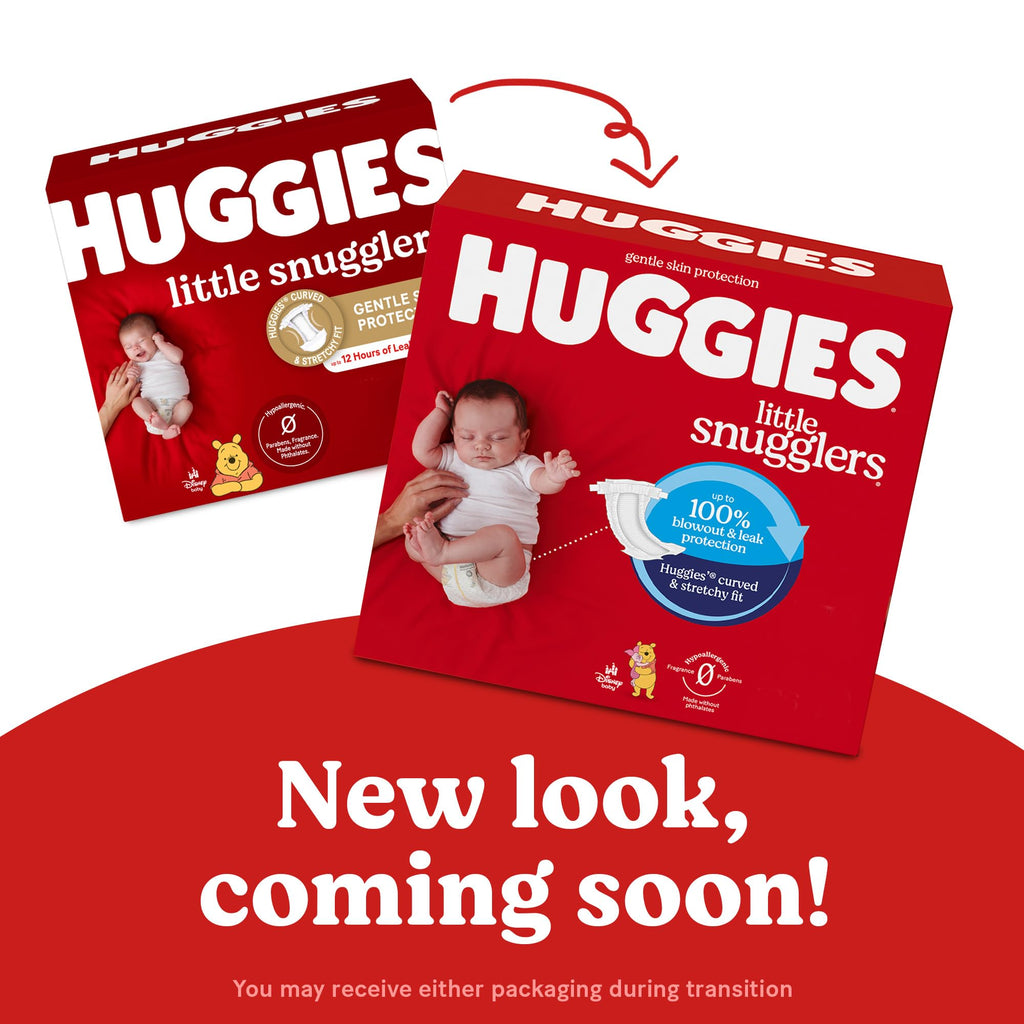 Huggies Size 6 Diapers, Little Snugglers Baby Diapers, Size 6 (35+ lbs), 96 Ct (2 Packs of 48)