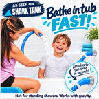 Rinseroo: Slip-On Tub Hose – As Seen on Shark Tank – 5ft Flex Bathtub Faucet Sprayer – (additional view 1)