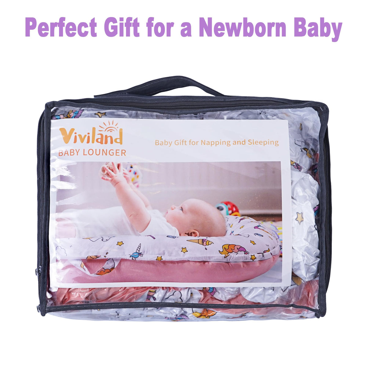 Viviland Baby Lounger Cover - Butterfly view 7