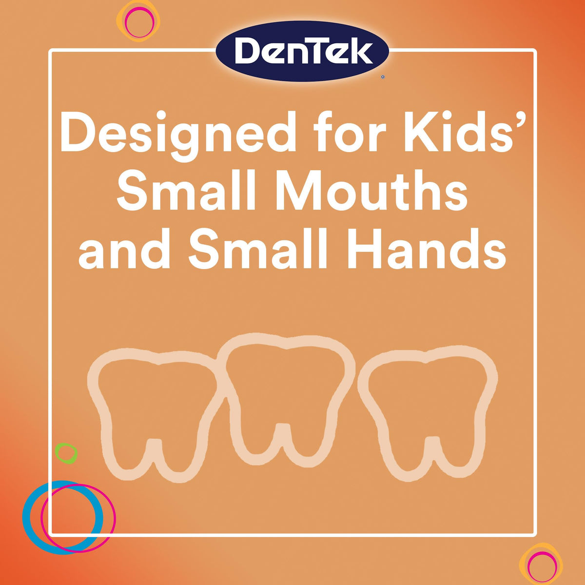 Dentek Floss Picks, Kids Flossers, Wild Fruit Flavor, 75 Count (Pack of 36)