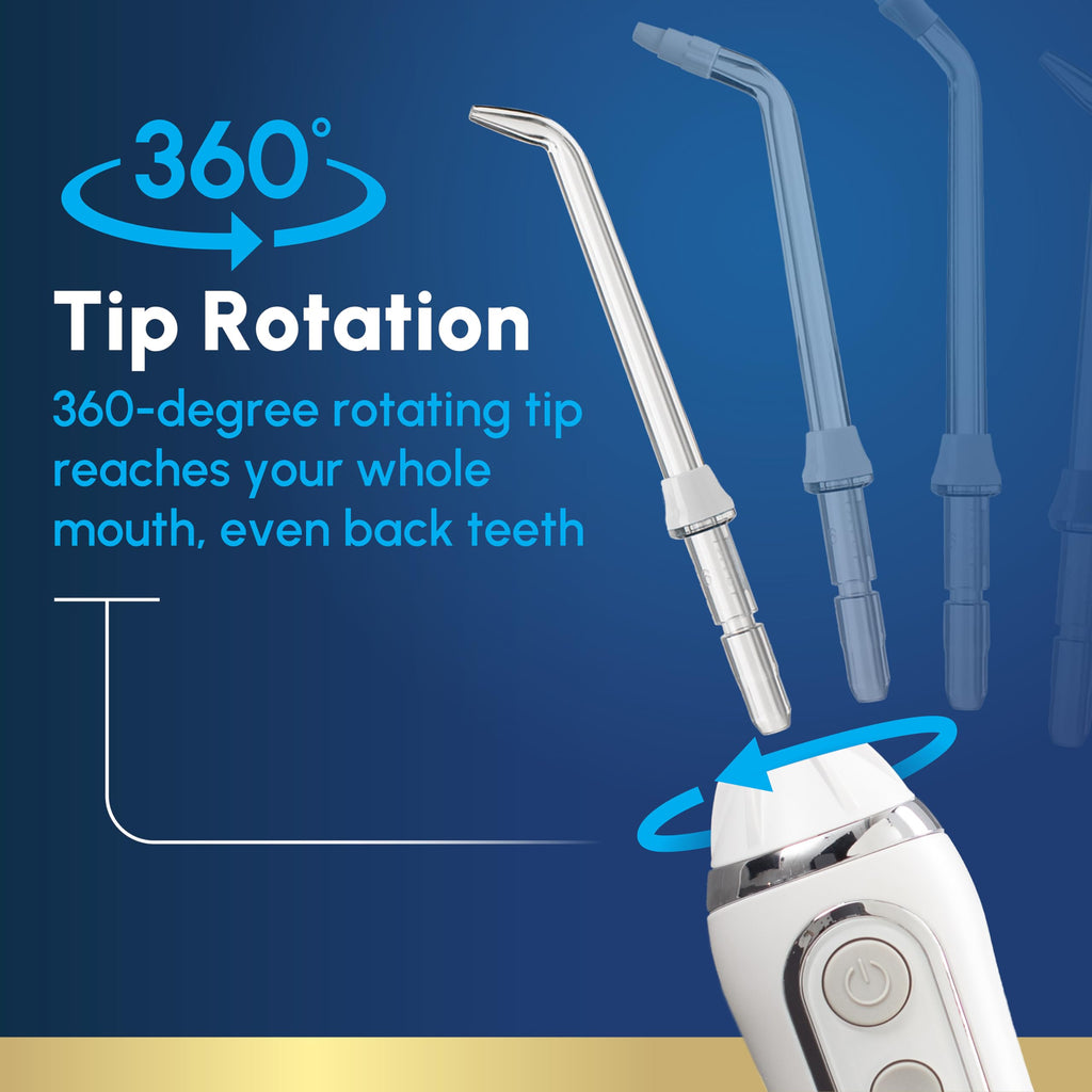 Waterpik Cordless Advanced Water Flosser for Teeth - White view 5