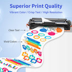 218X Toner Cartridges 4 Pack for HP 218X 218A 3301fdw 3301sdw 3201dw 3301 (additional view 3)