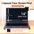 gopupu 2 Pack Blue Light Screen Protector Anti Blue Light and Glare - 14 inch 16:9 view 1