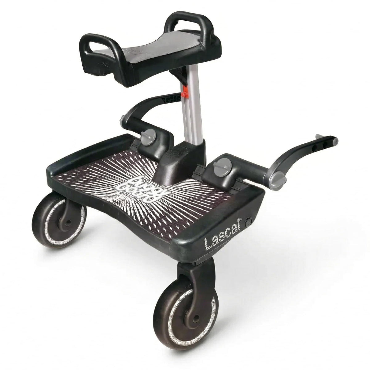 Lascal BuggyBoard Maxi+ - Black with Gray Saddle Seat (11041)