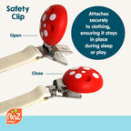 RaZbaby Chompy Silicone Pacifier Holder Clip - view 8