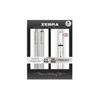 Zebra Pen STEEL PM-701 & M/F-701, Pen, Pencil & Permanent Market Set, 3-Pk