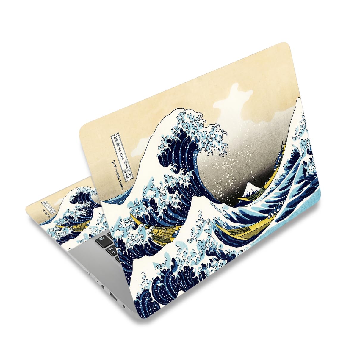 Laptop Decal Sticker Skin Cover - Kanagawa Japan Wave