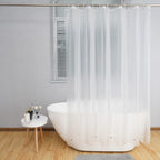 AooHome 72x96 Inch Extra Long Shower Curtain, Eva Frosted Shower Curtain Liner with 5