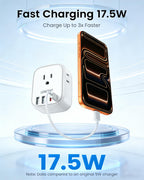 LENCENT Travel Plug Adapter - Type A-17.5W-Japan view 7