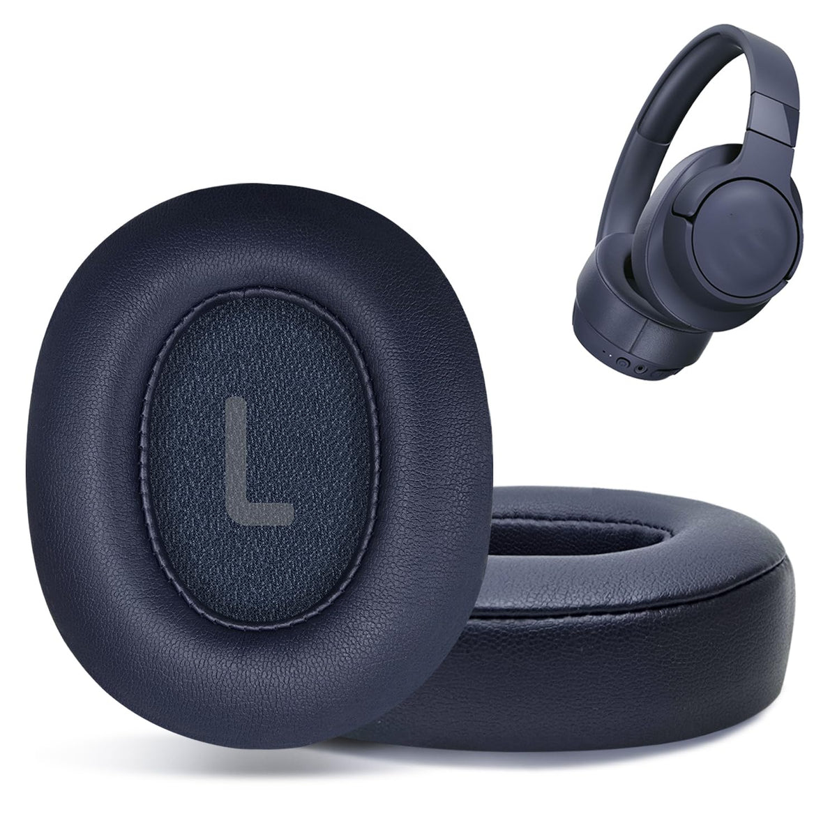 hopopower Replacement Ear Pads for JBL Tune 700 - Blue