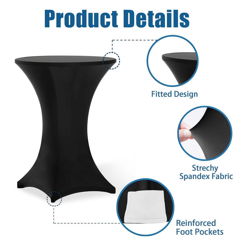 Lemict Cocktail Table Covers - Ivory-32"x43" / 6 view 4