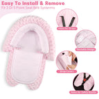 HNHUAMING Infant Car Seat Insert - Pink view 3