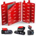 4Pcs Adhesive Sticky Pads for Dash Cam, Square High Heat Resistant Double-Sided Sticker