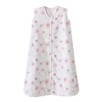 HALO SleepSack, 100% Cotton Wearable Blanket, Swaddle Transition Sleeping Bag, TOG 0.5, Wildflower Blush, Medium, 6-12